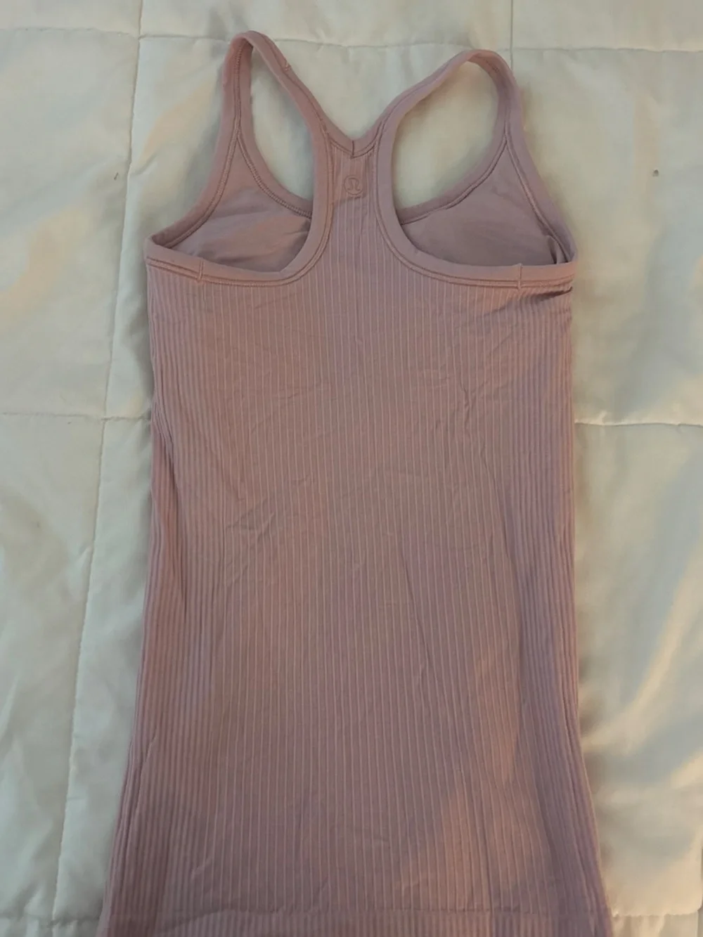 lululemon athletica Slim Ribbed Racerback Tank - Dusty Rose